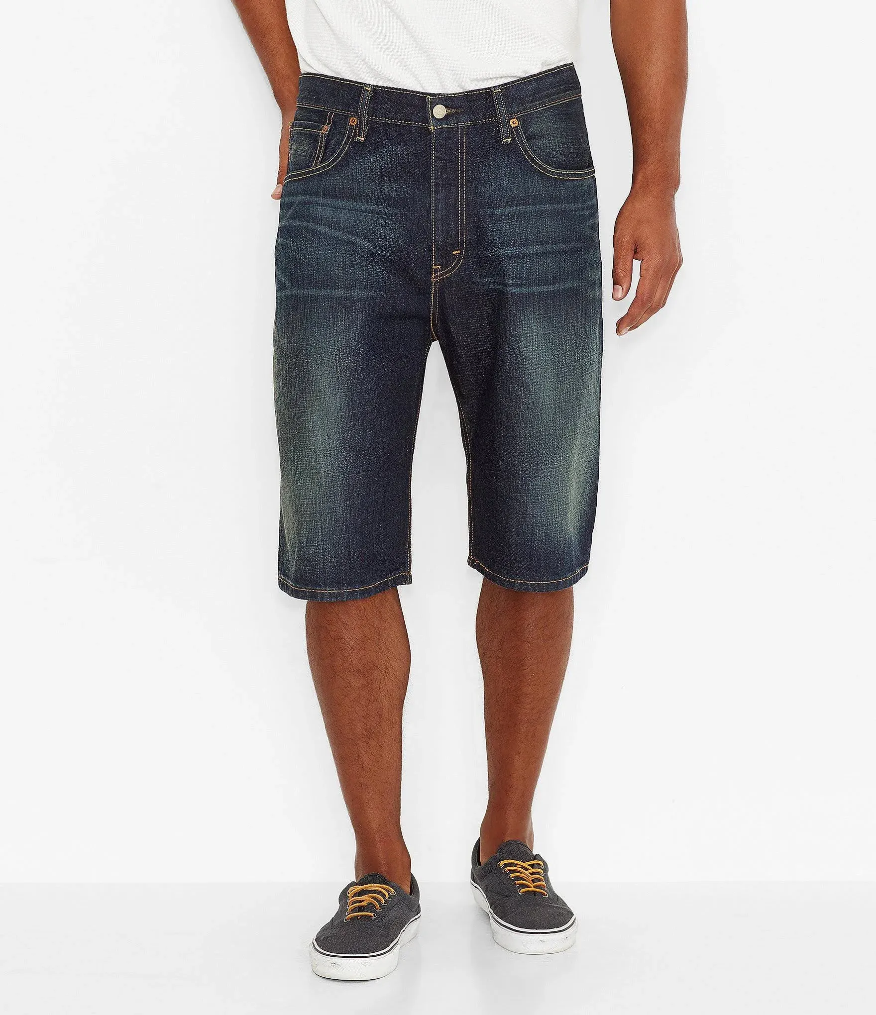 Levi's Men's 469 Loose Straight Denim Shorts (Also Available in Big & Tall)