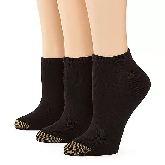 Gold Toe Ultra Soft 3 Pair No Show Socks Womens