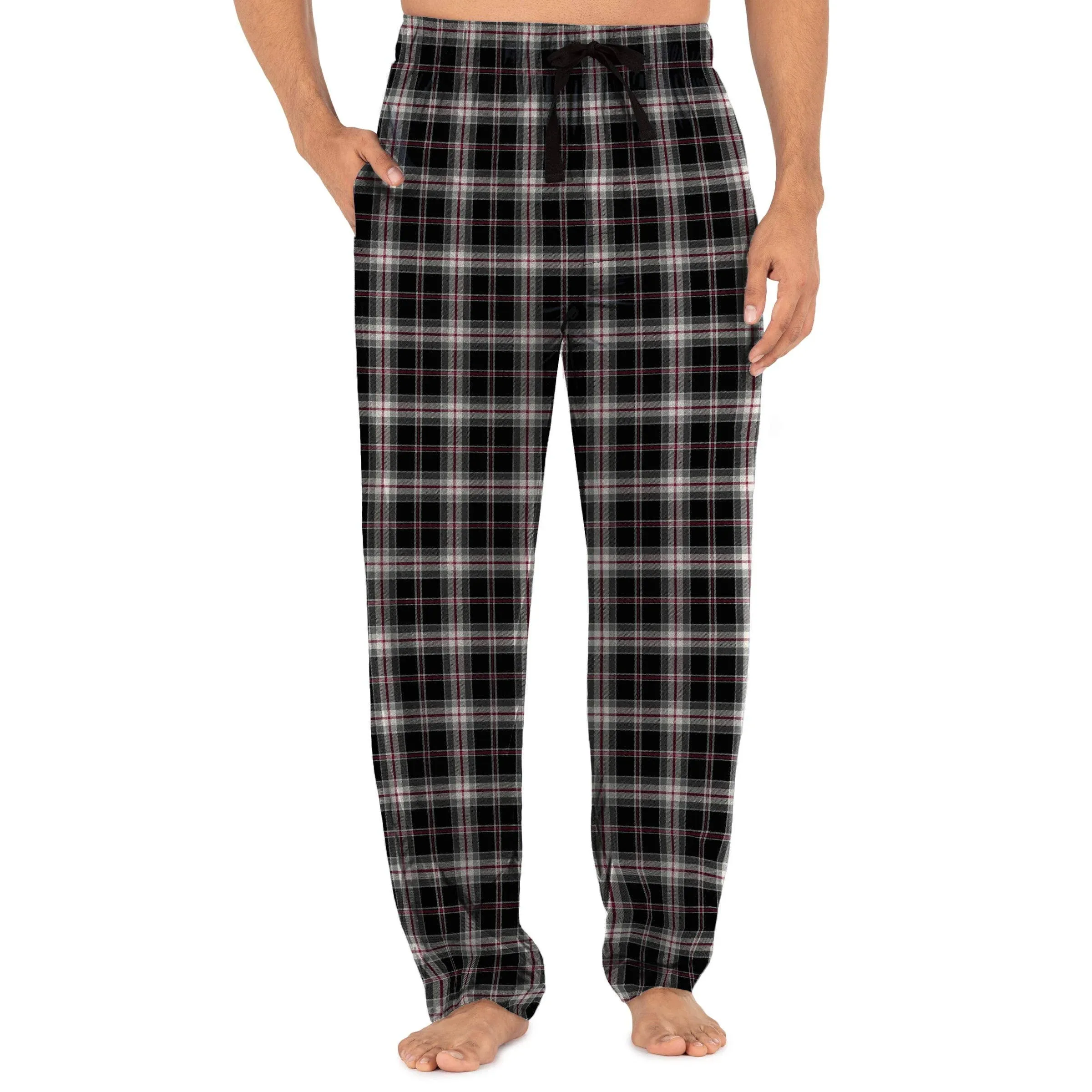 Fruit of the Loom Men's Yarn-dye Woven Flannel Pajama Pant