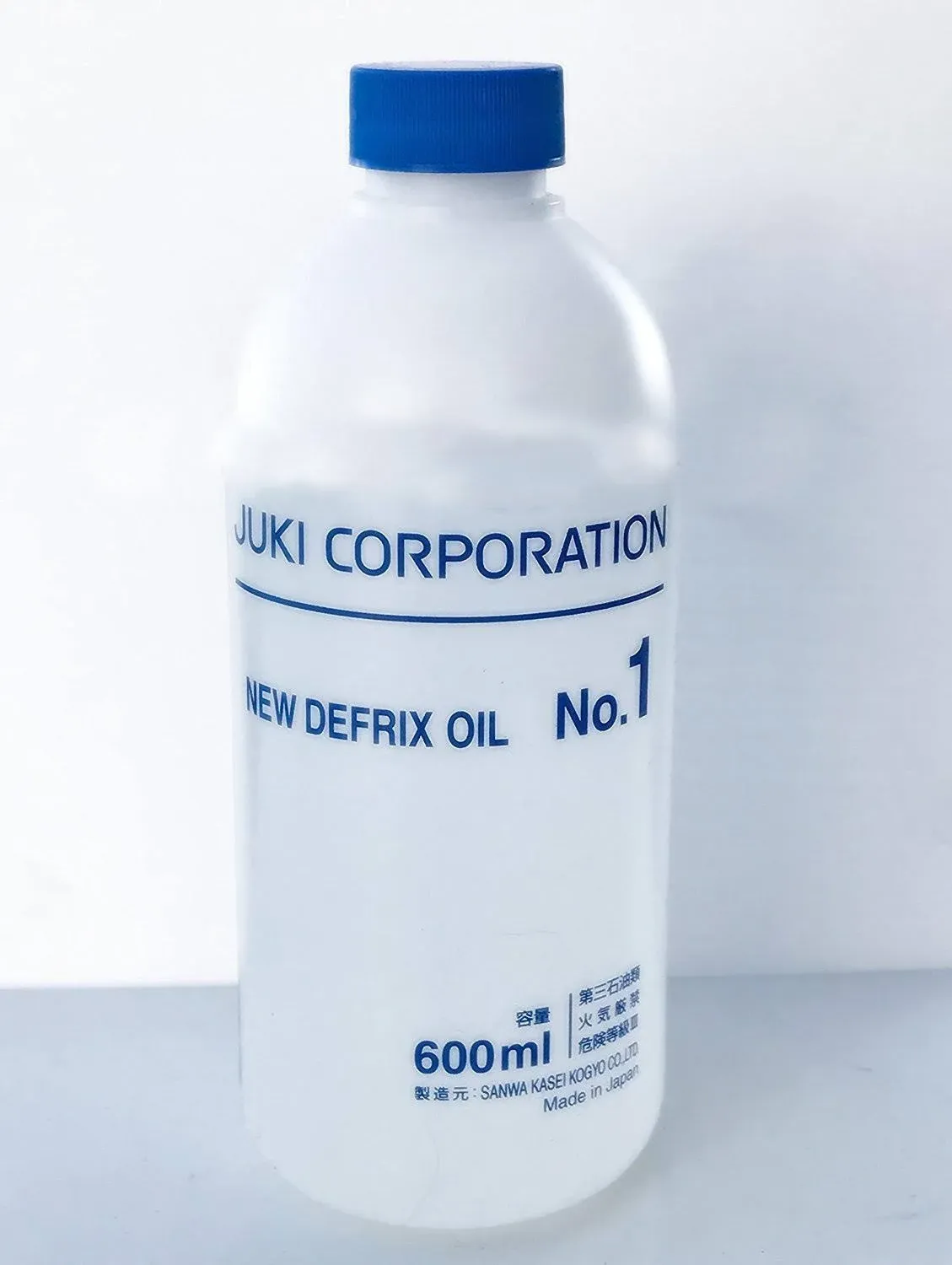 Juki Genuine New Defrix Oil No.1 Sewing Machine Oil 600ml Bottle