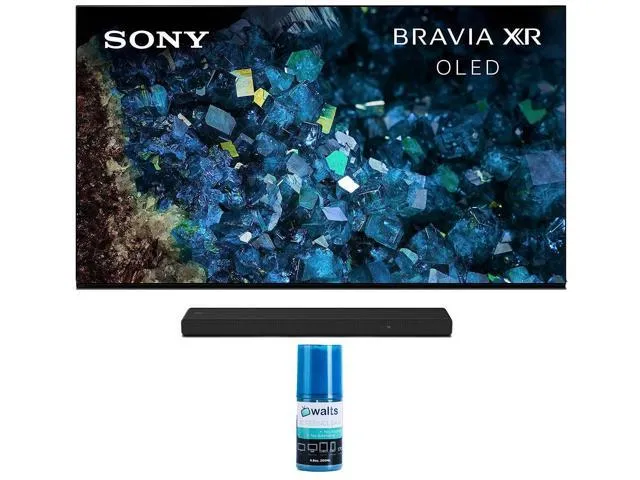 Sony XR65A80L 65 Inch 4K HDR OLED Smart Google TV with PS5 Features with a Sony HT-A9 4.0.4 Channel High Performance Home Theatre System and Walts HDTV Screen Cleaner Kit (2023)