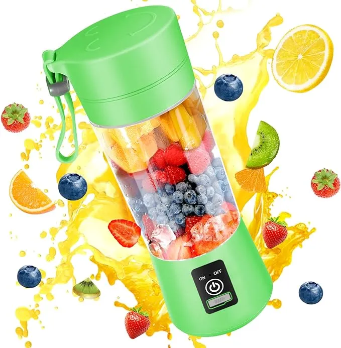 Personal Size Blender Smoothies and Shakes Mini USB Rechargeable Handheld Sports