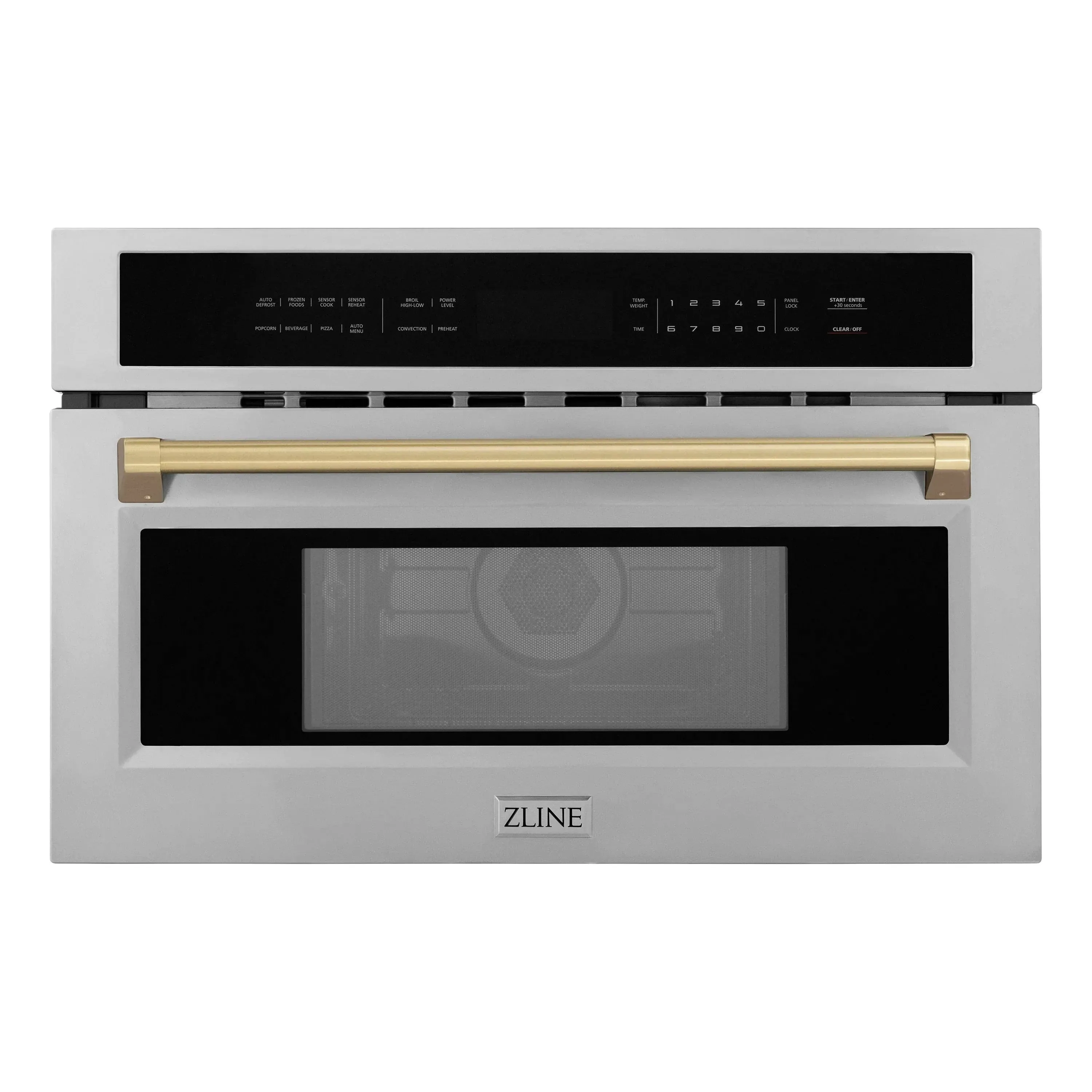 ZLINE Autograph Edition 30 1.6 Cu ft. Built-in Convection Microwave Oven in ...