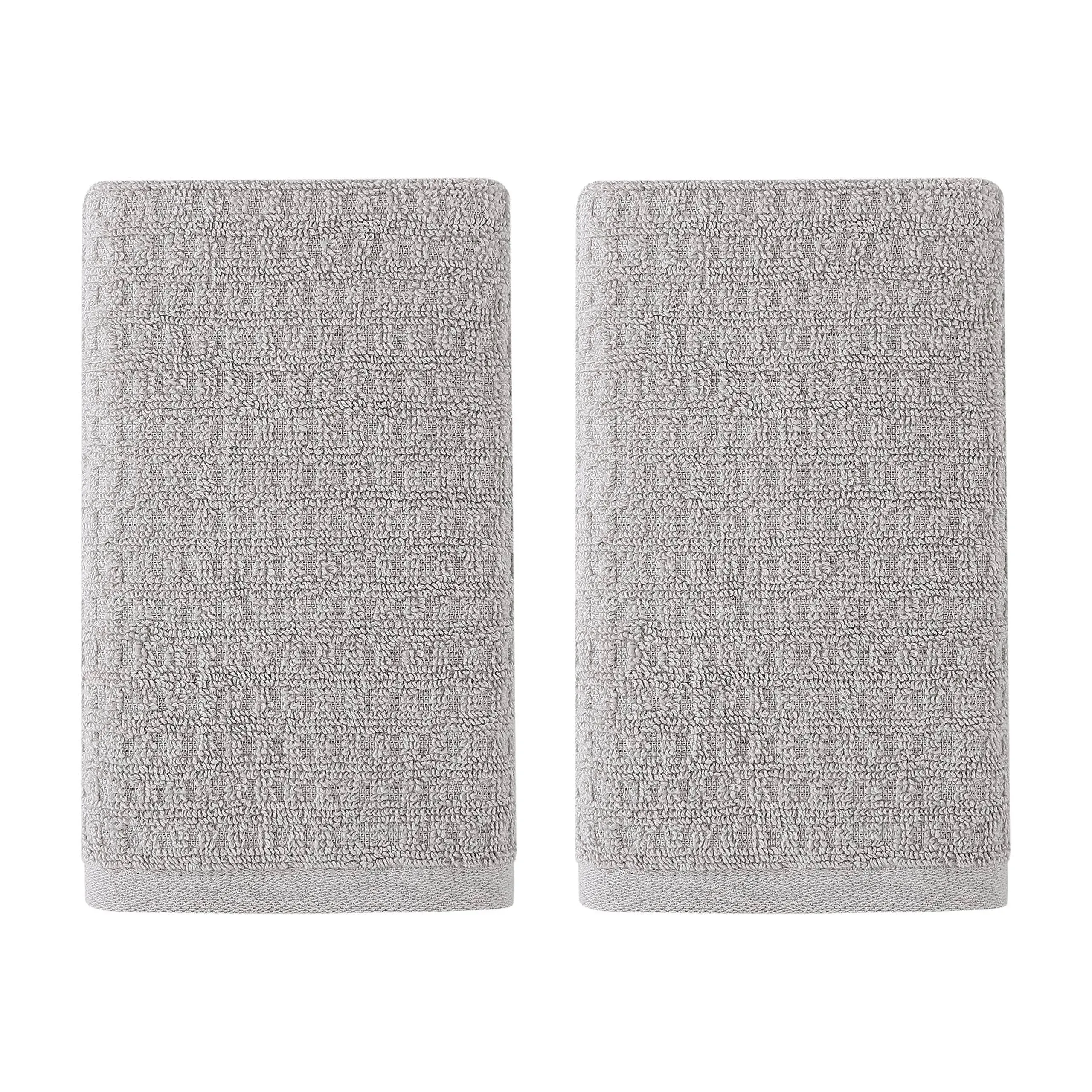 Tommy Bahama Northern Pacific 2-Piece Gray Cotton Hand Towel Set