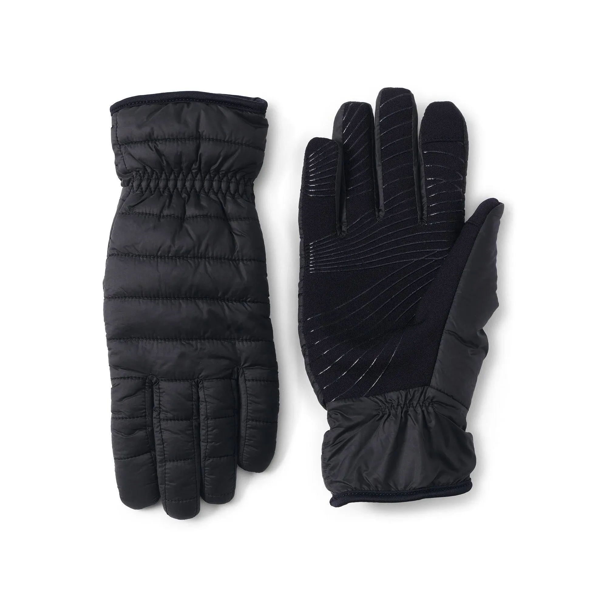 Lands' End Women's Wanderweight Quilted EZ Touch Screen Gloves