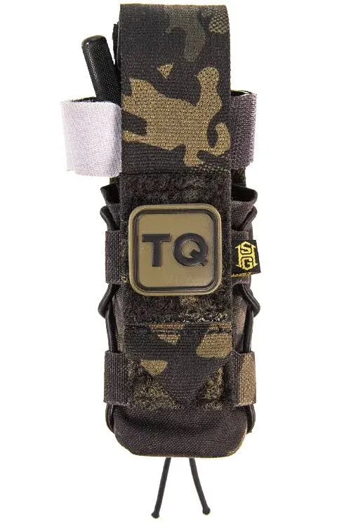 High Speed Gear HSG Tourniquet Taco Pouch with TQ Patch, Molle Attachment, Color Multicam BK