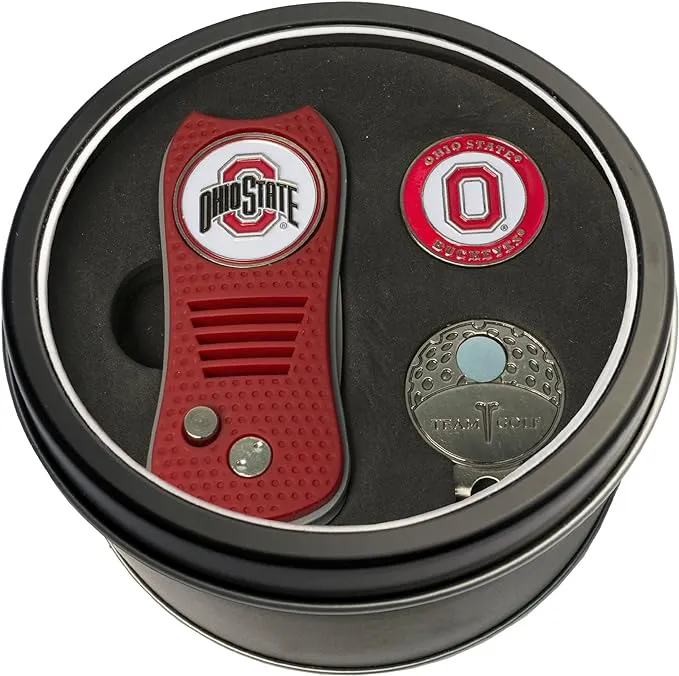 Team Golf Ohio State Buckeyes Switchfix Divot Tool, Cap Clip, and Ball Marker Set