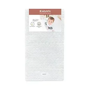 Babyletto Pure Core Non-Toxic Mini Crib Mattress with Hybrid Cover