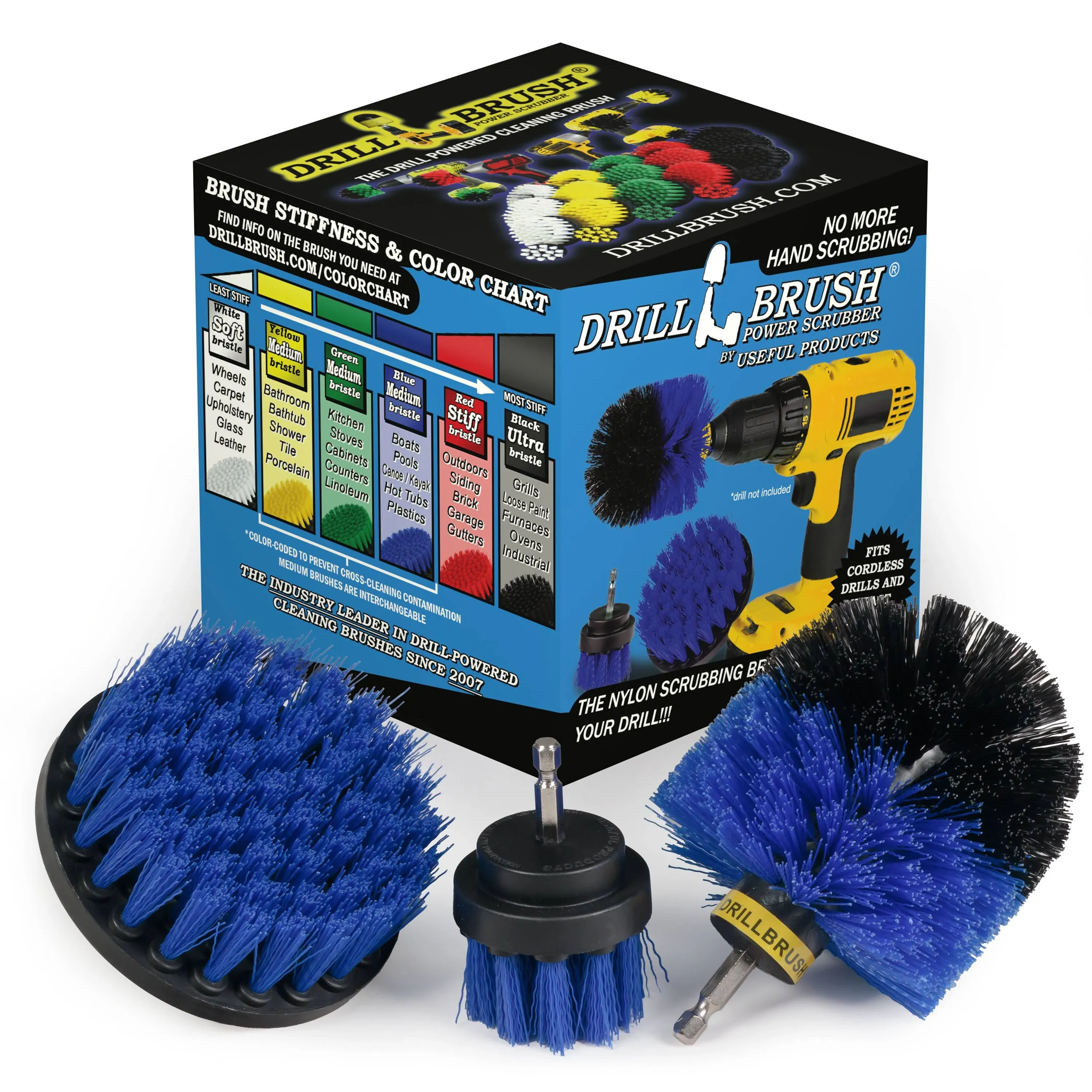 Drillbrush Power Scrubber Marine Scrub Kit