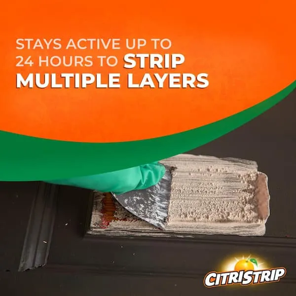 CitriStrip Paint & Varnish Stripping Gel, Citrus Scent, 1 Quart