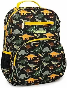 Personalized Multicolor Dinosaur Adventure Collection Backpack