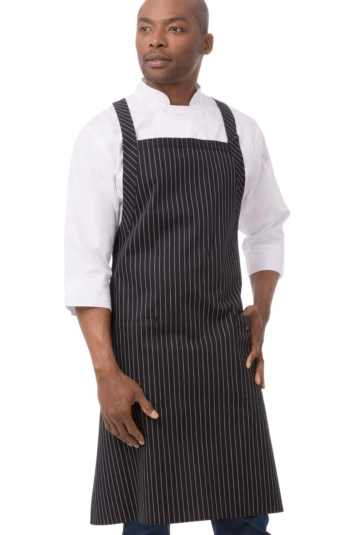 Chef Works Cross-Back Bib Apron (F35)