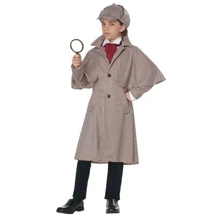 California Costumes Child Famous Detective Costume