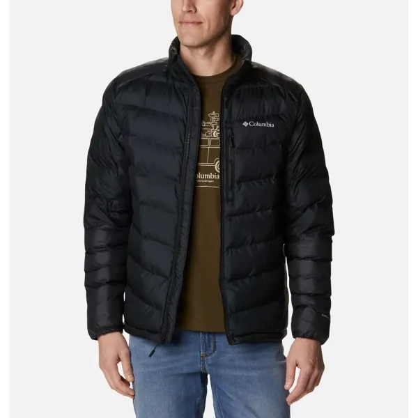 Men's Columbia Puffer Jacket Labyrinth Loop Large Black