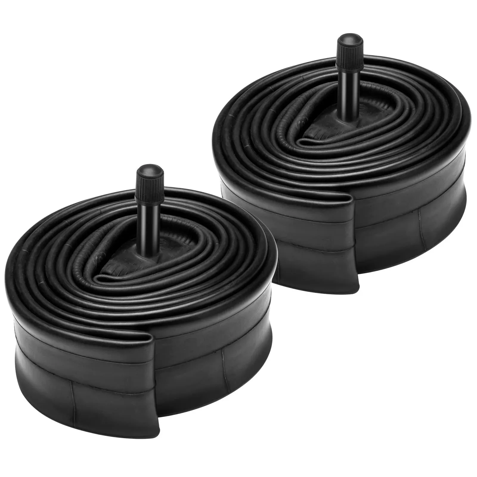 YunSCM 2 Pack 20" Bike Tubes 20 x 2.125/2.40 (ETRTO:57/64-406) AV32mm Schrader Valve Compatible with 20x2.125 20 x 2.20 20x2.25 20 x 2.30 20 x 2.35 20