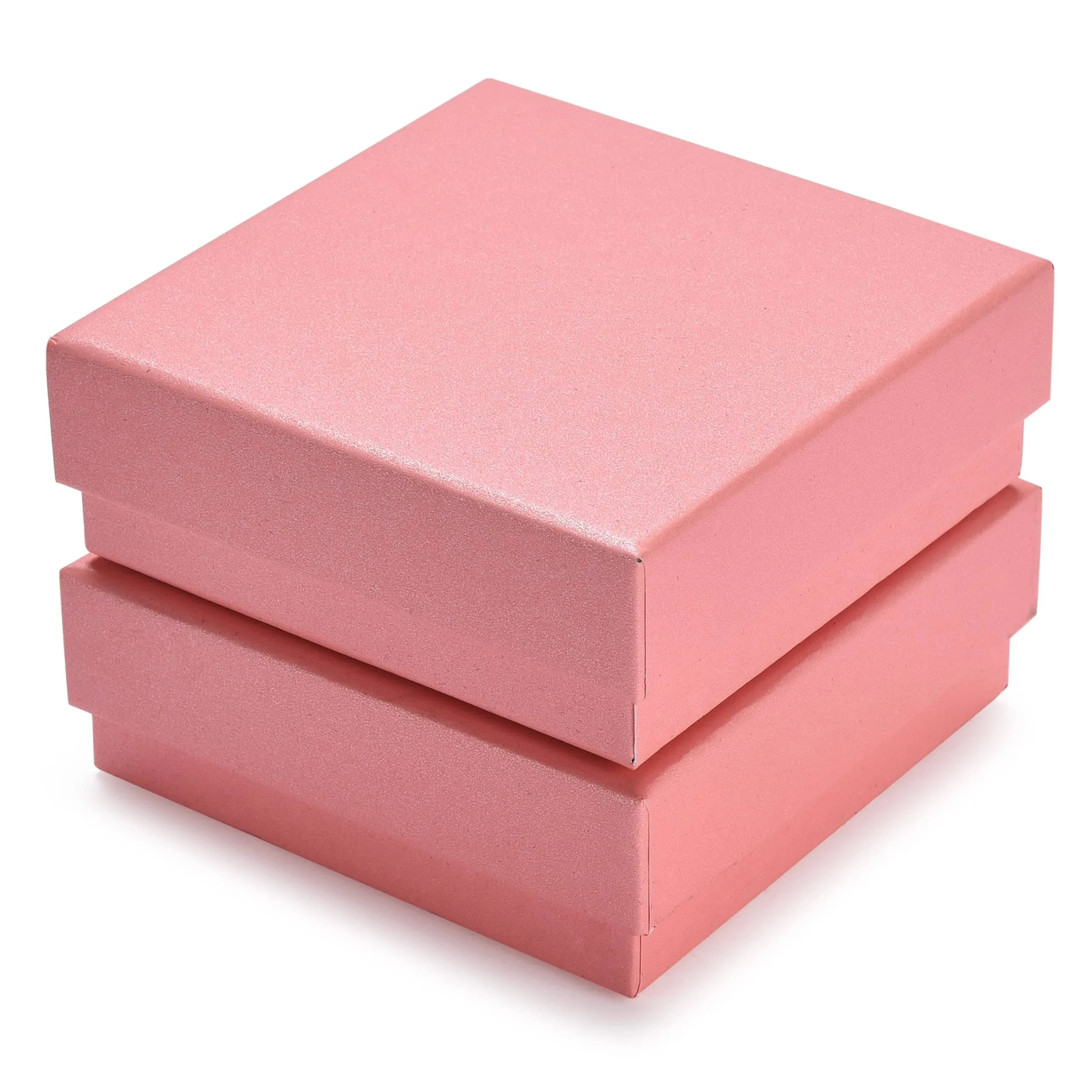 Dawhud Direct Small Jewelry Gift Boxes - Pink - 2 Pack