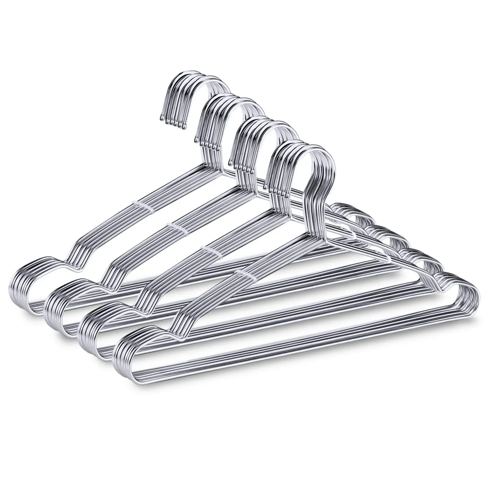 Rebrilliant Heavy Duty Stainless Steel Coat Hangers