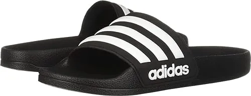 Adidas Adilette Shower K Kids Slide Sandal G27625 | Black/White | Size 2 M