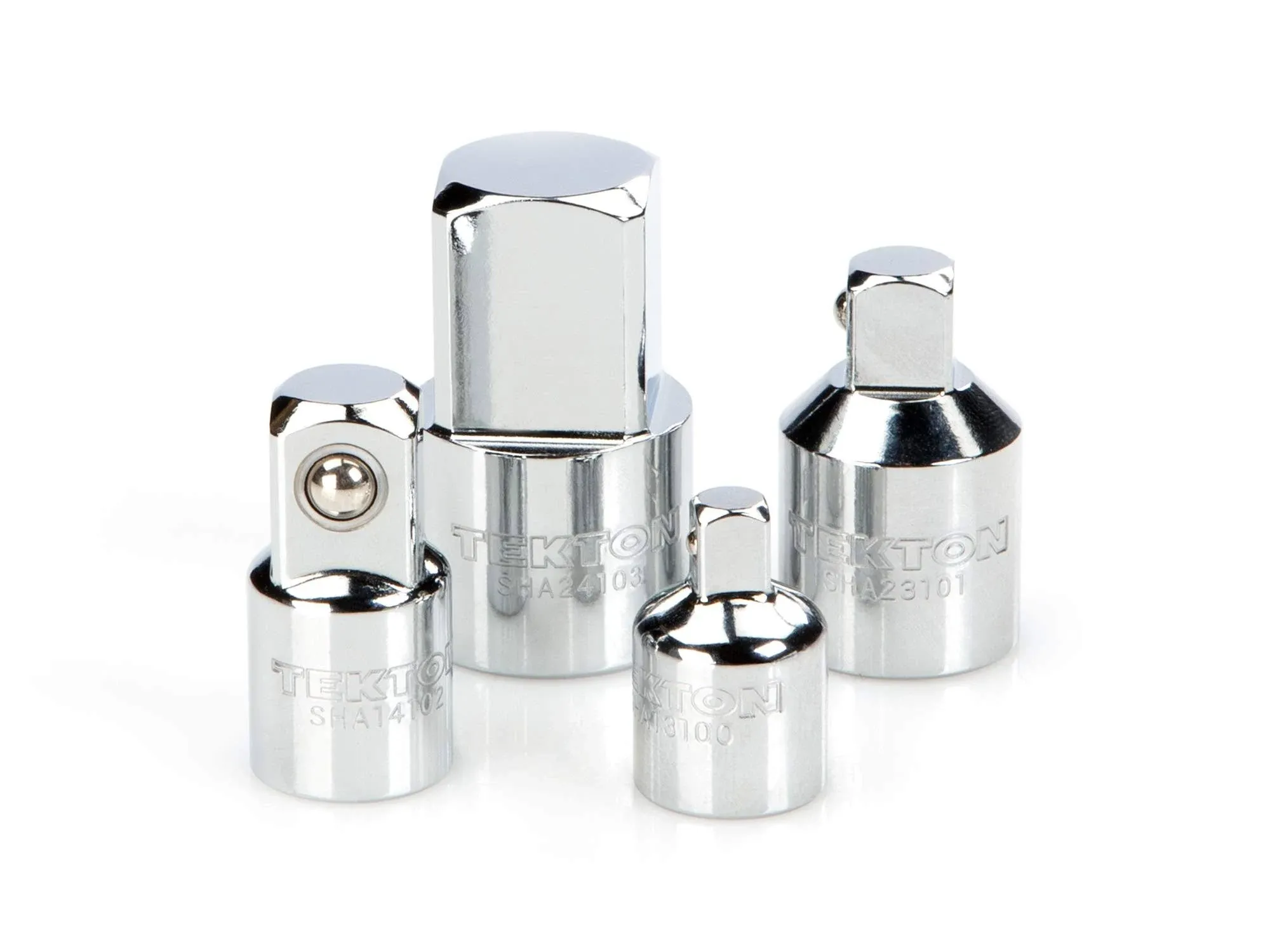 TEKTON 1/4, 3/8, 1/2 Inch Drive Adapter/Reducer Set (4-Piece) | SHA99017