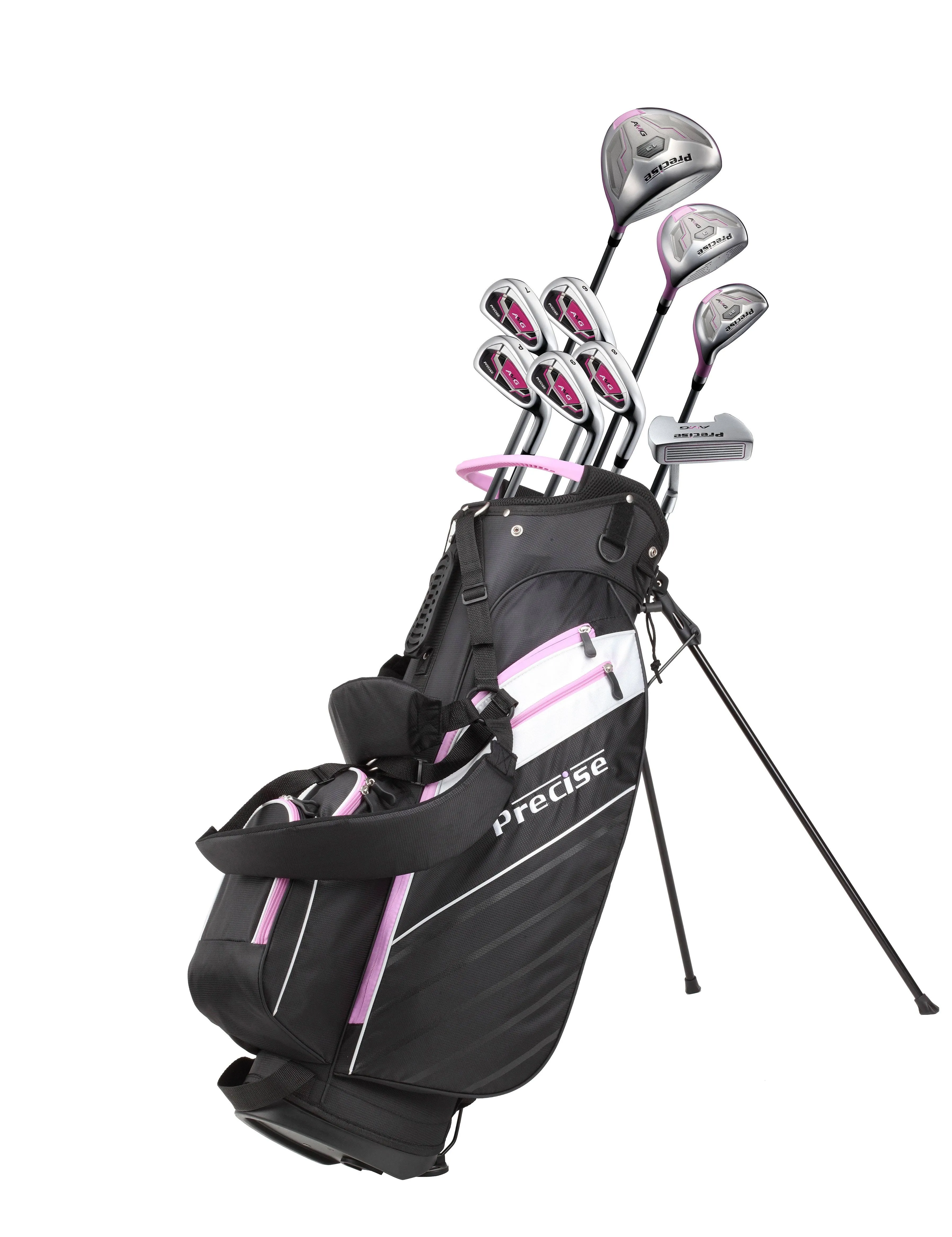 Precise AMG 14 Piece Ladies Women's Complete Right Hand Golf Club Package Set - 2 ...