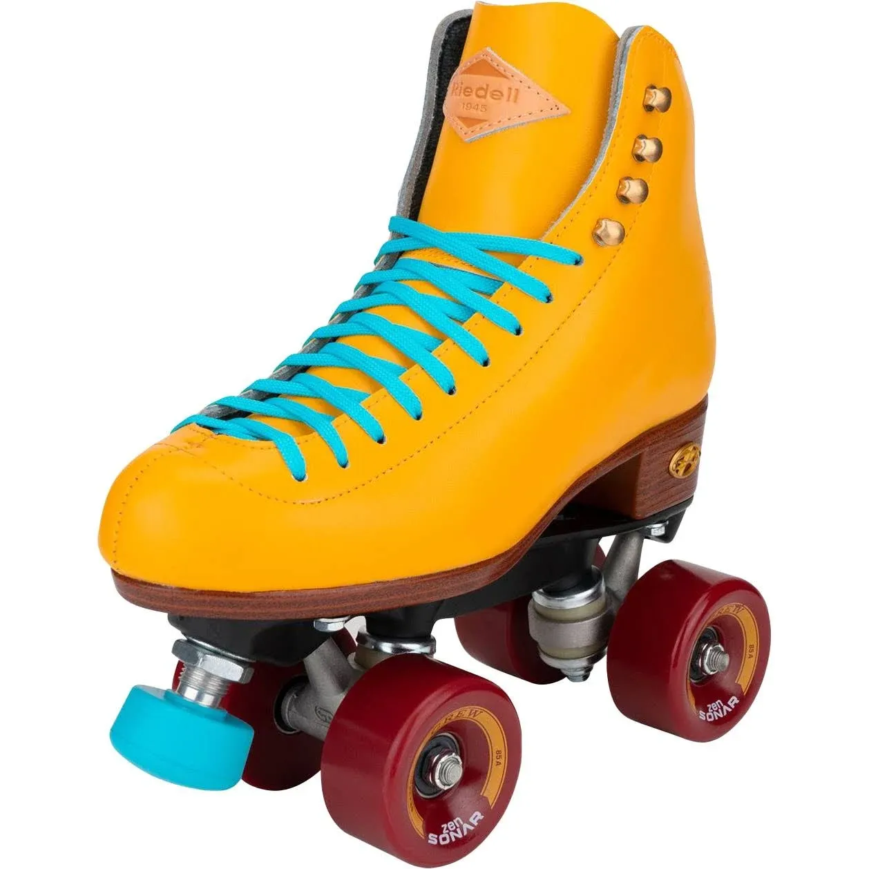 Riedell Crew Skate Package Turmeric Yellow / 6