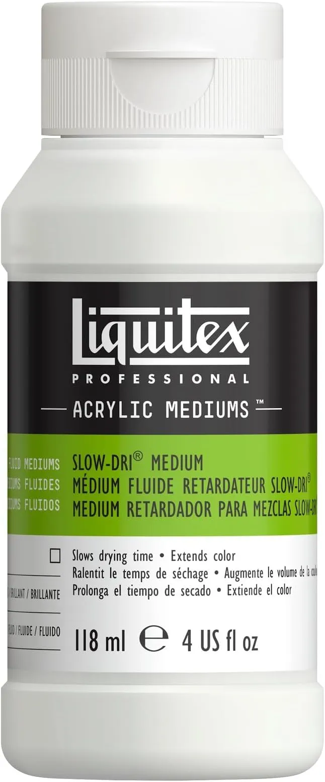 Liquitex Professional Fluid Medium, 118ml (4-oz), Slow-Dri Blending