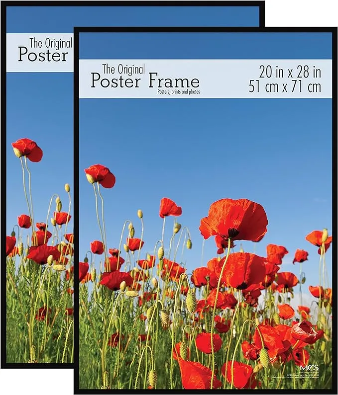 Original 20x28 Poster Frame Black (2-Pack)