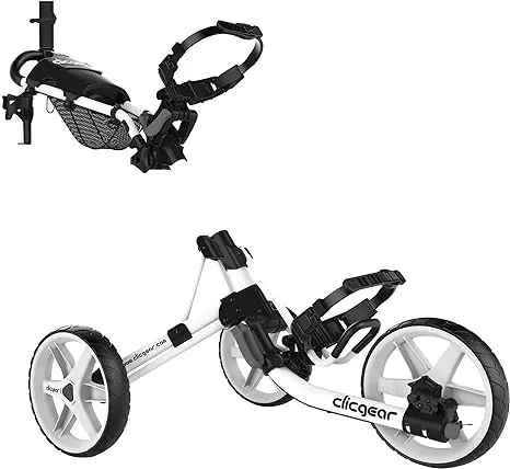 Clicgear Model 4.0 Push Cart - White