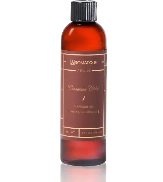 Aromatique Cinnamon Cider Fragrant Diffuser Refill Oil 4 fl oz for Reed...