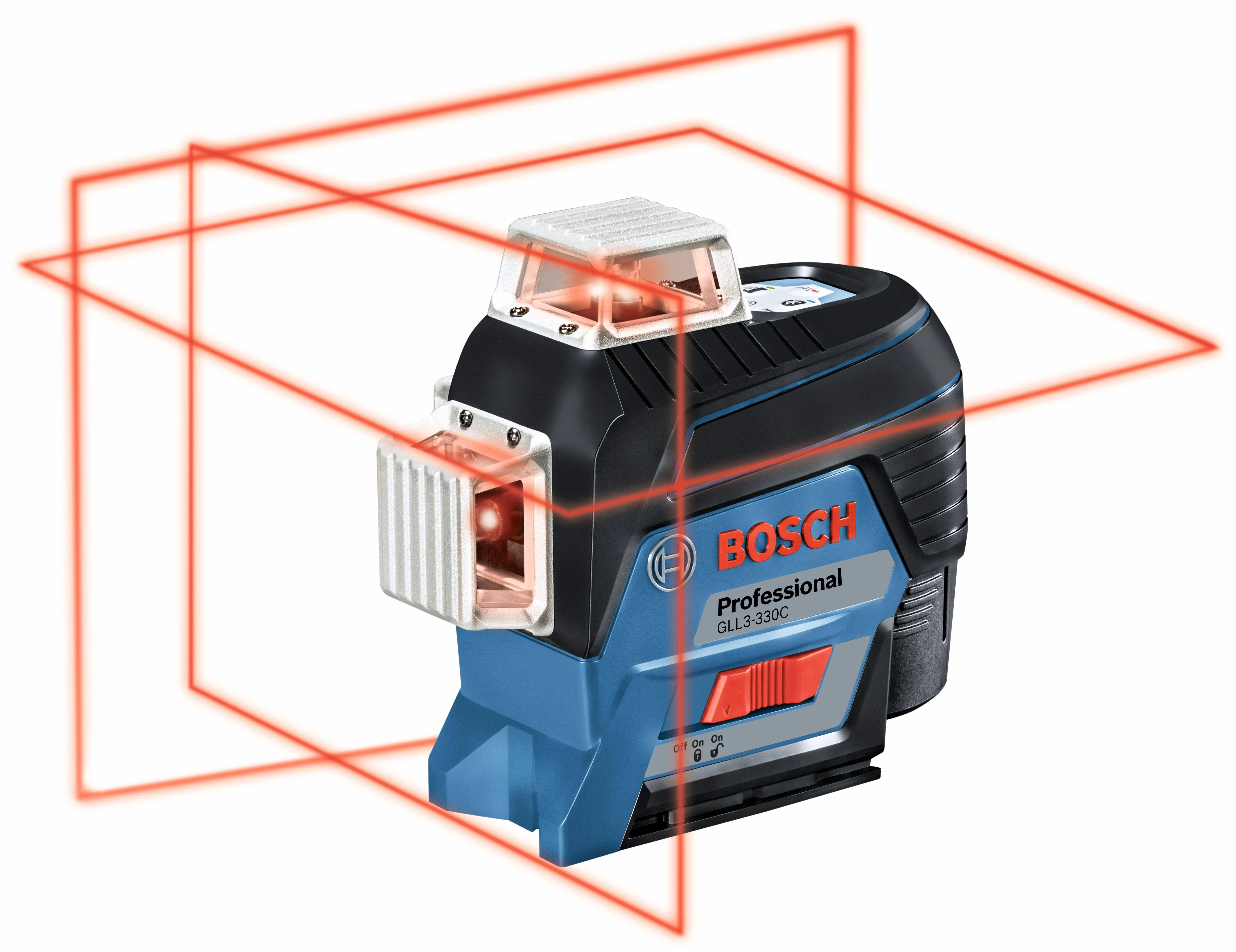 Bosch GLL3-330C-RT 360-Degrees Connected Three-Plane Leveling and Alignment-Line Laser