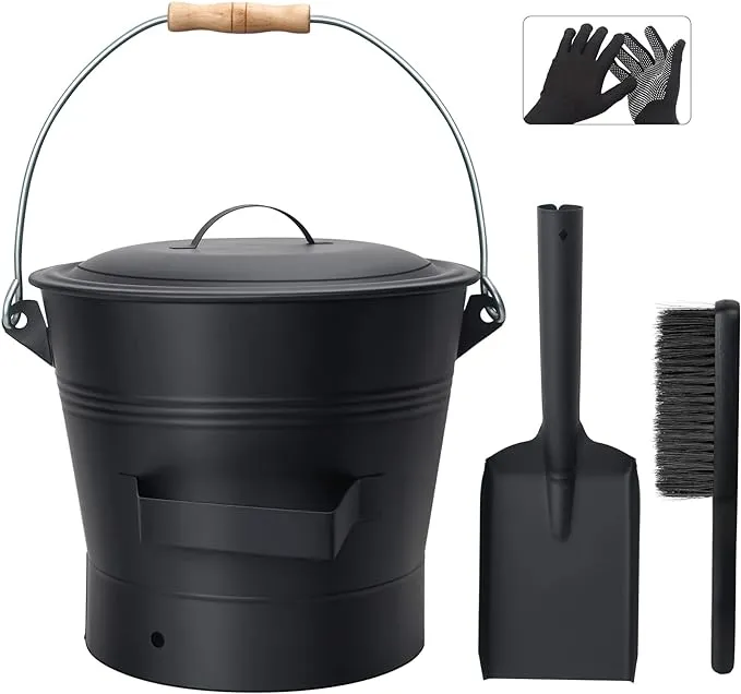 Rebrilliant 2.6 Gallon Ash Bucket with Lid