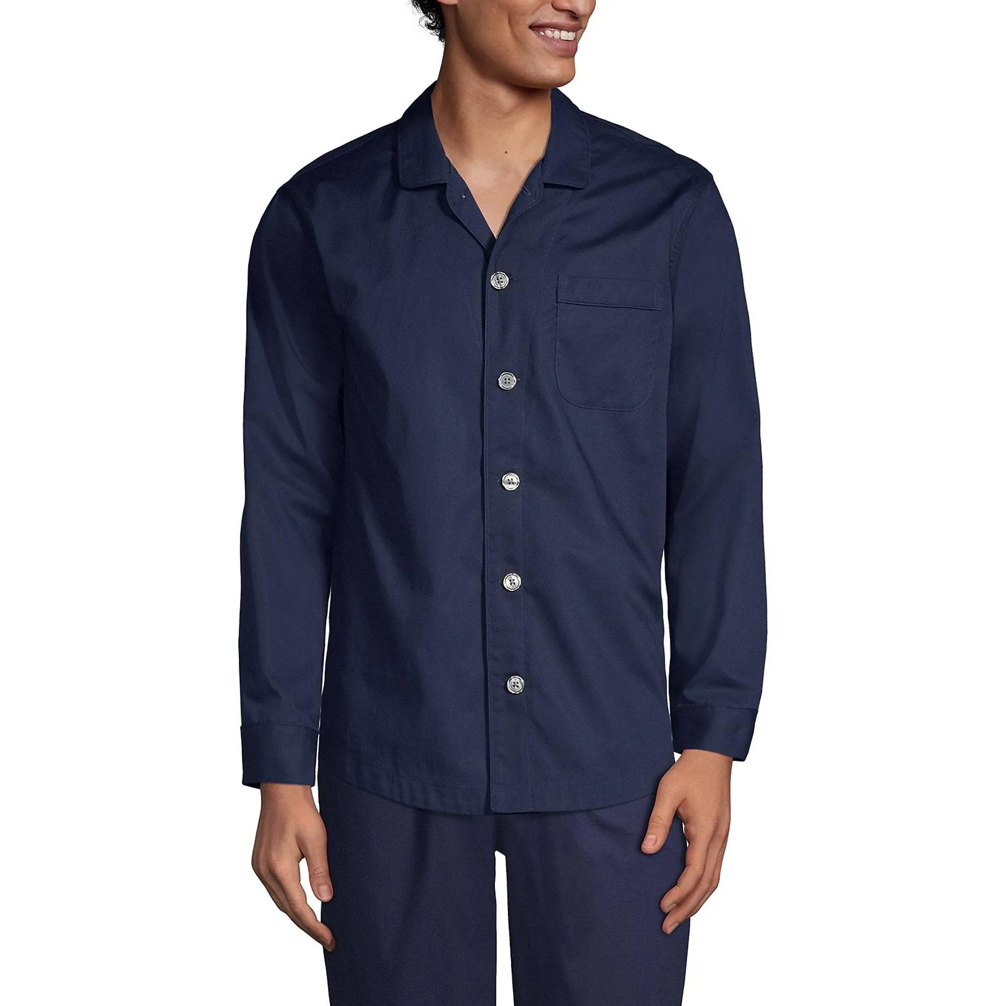 Lands' End Men's Essential Pajama Shirt