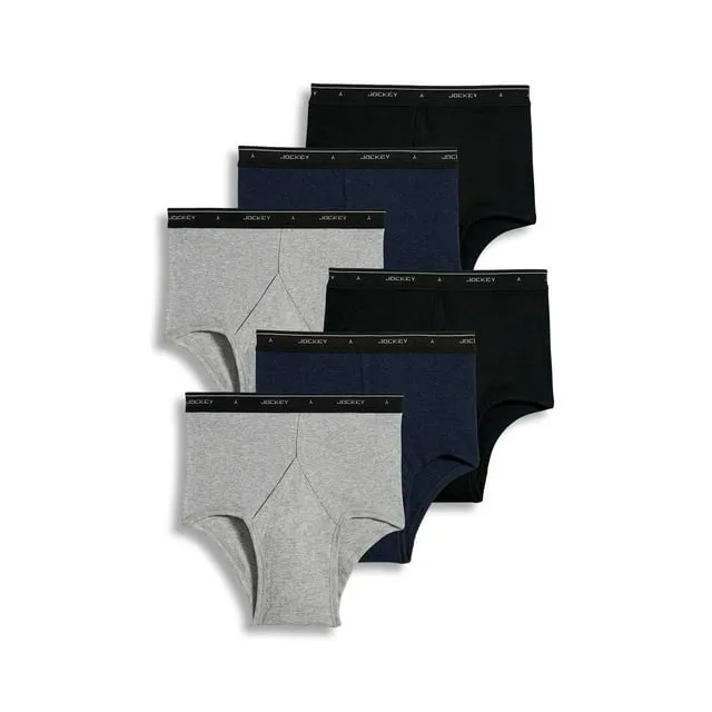 Jockey Men's Underwear Classic Full Rise Brief - 6 Pack