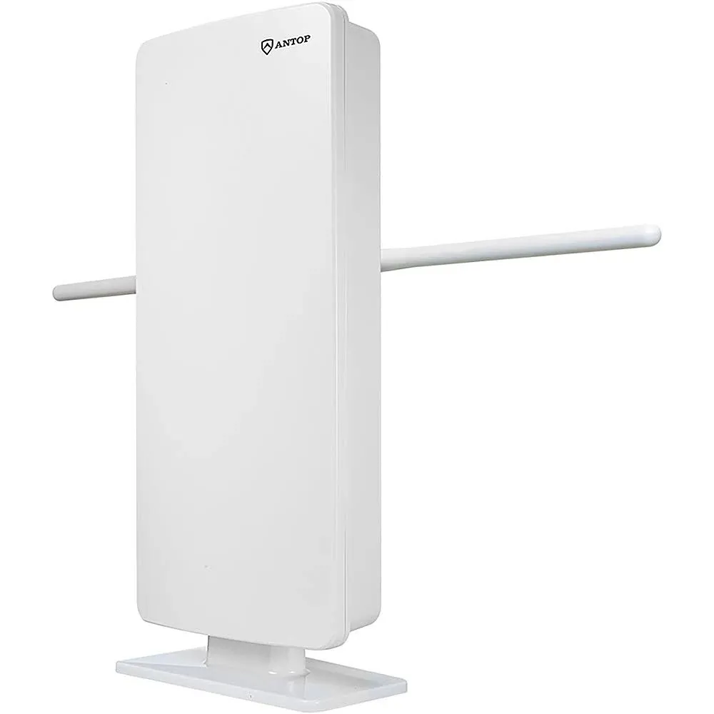 Antop HD Smart Panel Amplified HDTV & FM Indoor/Outdoor Antenna (AT-800SBS)