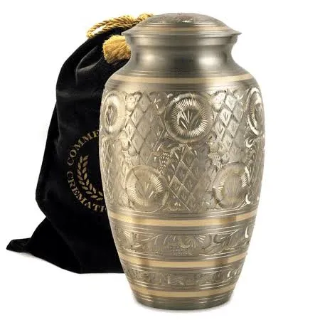 Platinum Majestic Radiance Cremation Urns for Human Ashes Adult Urns for ...