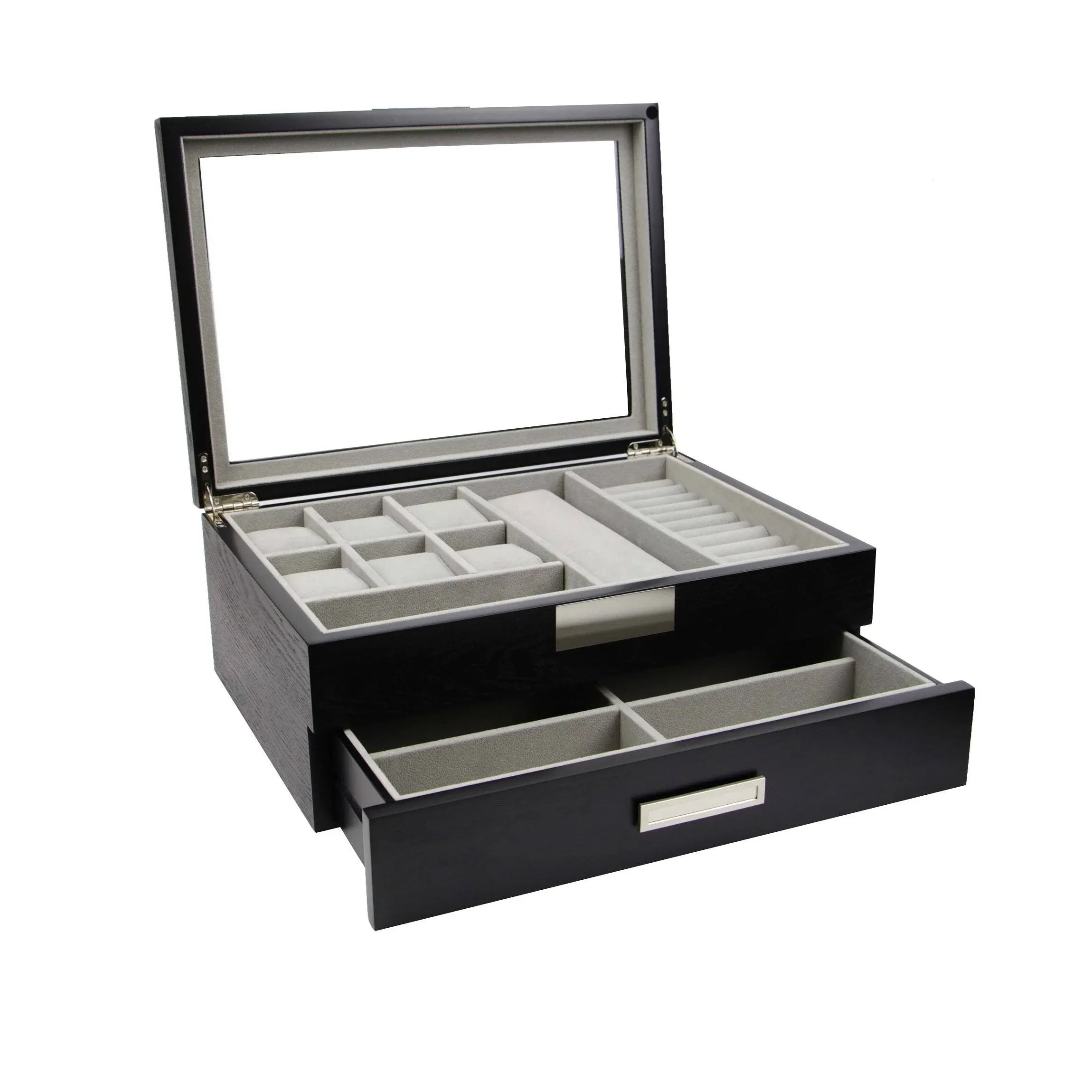 Decorebay Super Star Luxury Watch &amp; Sunglasses Display Case &amp; Jewelry Organizer