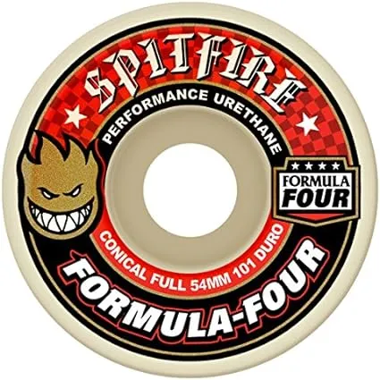 Spitfire 'Formula Four' Conical Full 54mm 101D Wheels