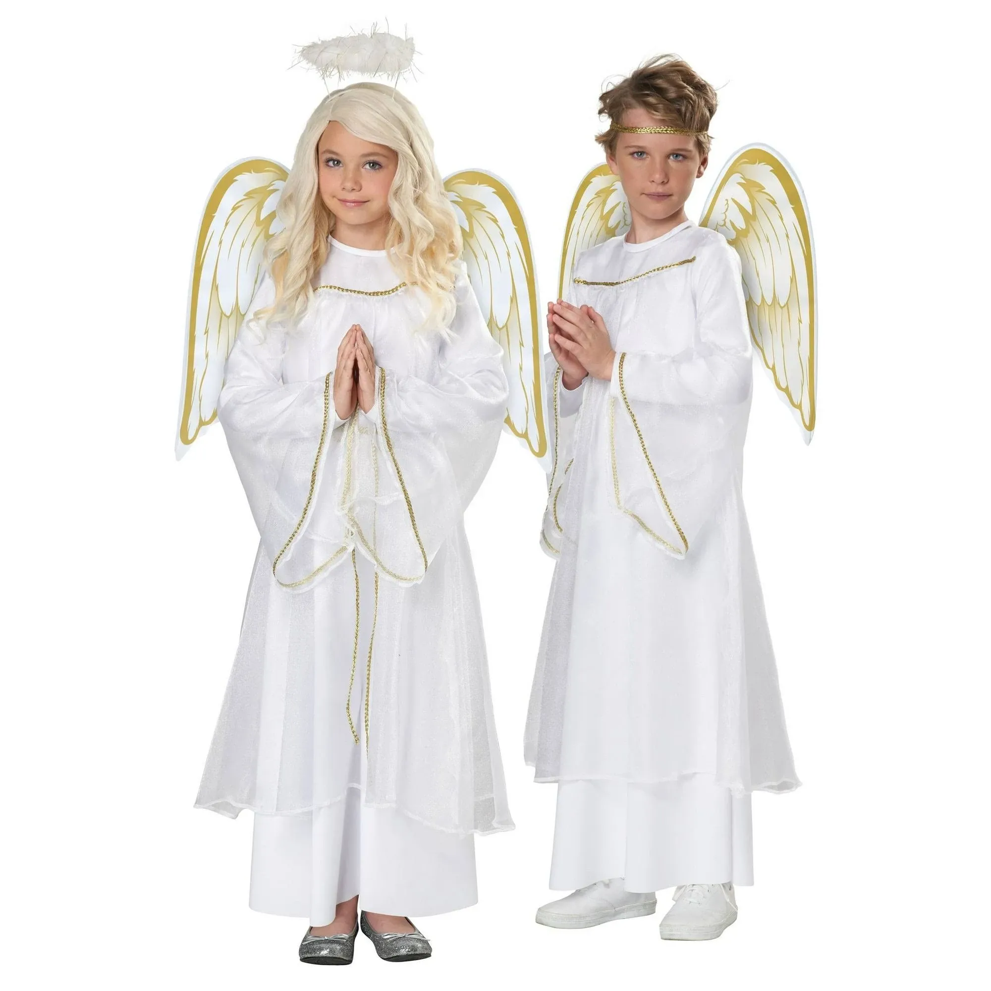 California Costume HOLIDAY ANGEL wing Child Girls halloween outfit 00541