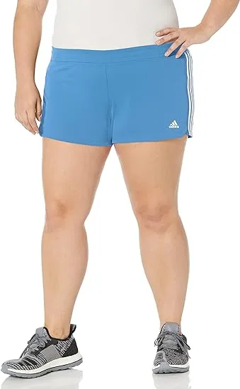 adidas Women's Pacer 3-Stripes Knit Shorts