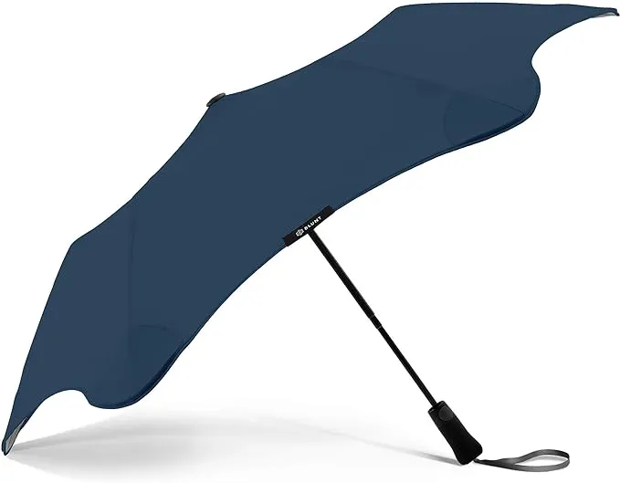 BLUNT Metro Travel Umbrella – 39" Windproof Umbrella, Compact Umbrella for Wind and Rain, Portable, Heavy Duty, UV Protection - Midnight Navy