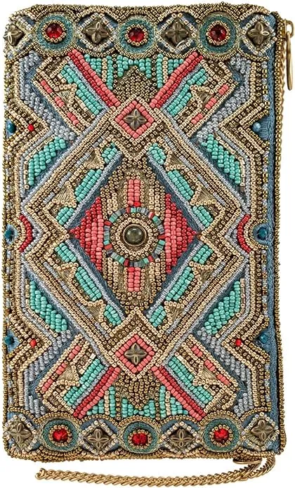 Mary Frances Native Girl Crossbody Phone Bag