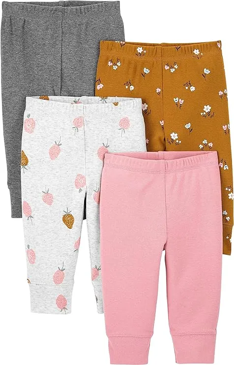 Simple Joys by Carter's Baby Girls' 4-Pack Pant