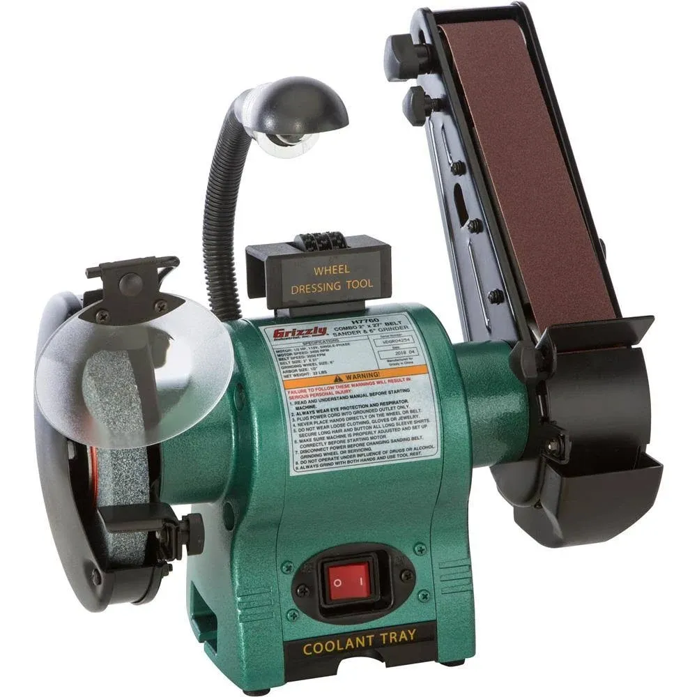 Grizzly H7760 Combo Belt Sander/Grinder