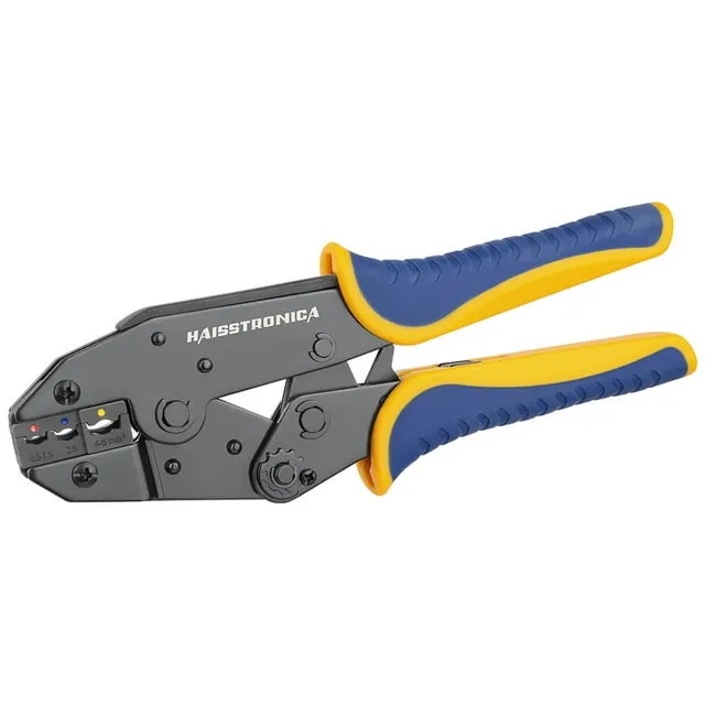 haisstronica Crimping Tool for Non-Insulated Terminal,AWG 22-6 Ratchet Wire Crimper Tool,Wire Terminal Crimper HS-7327