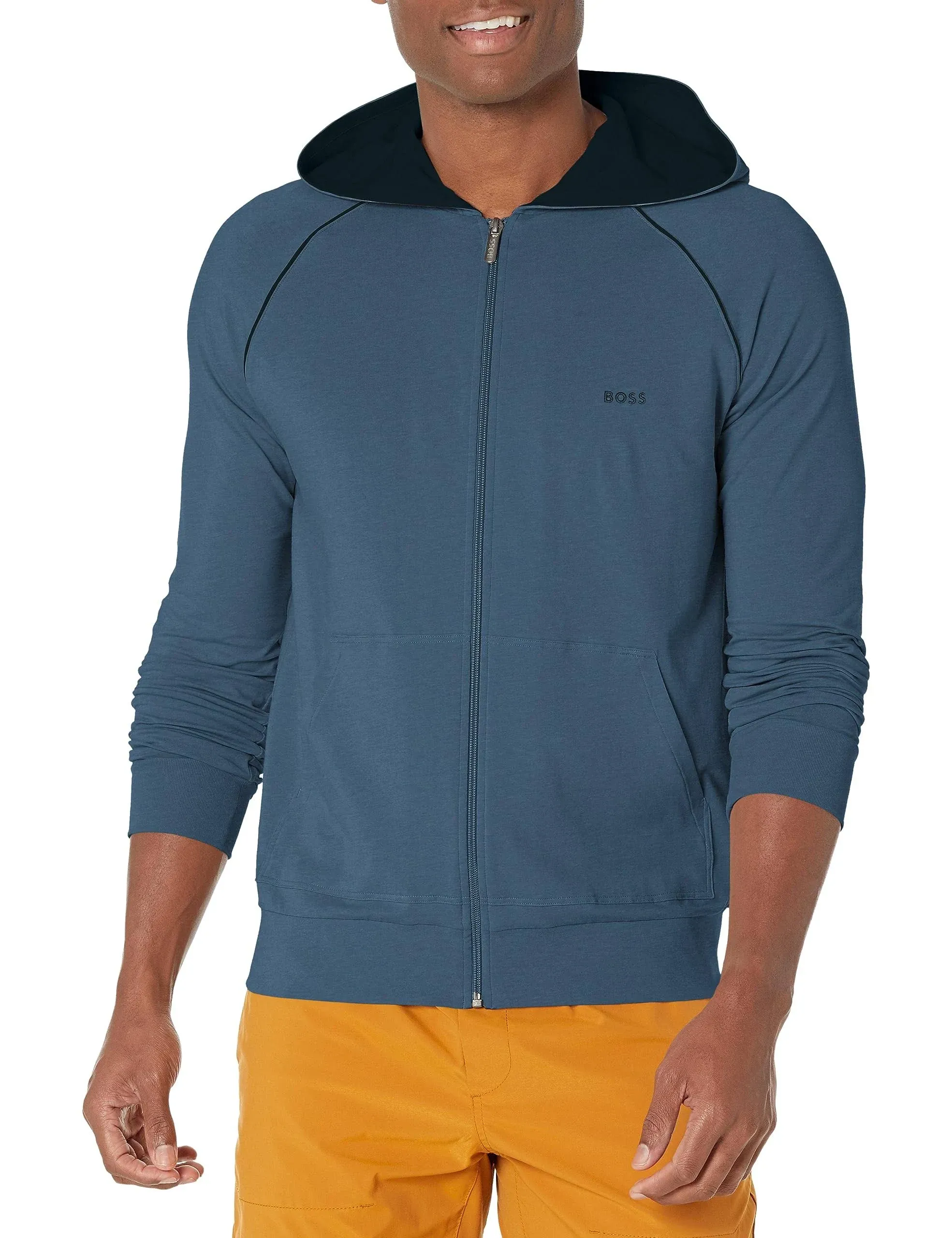 BOSS Men's Mix&Match Zip Up Hoodie