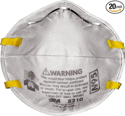 3M 20-Pack White Disposable N95 Sanding and Fiberglass Disposable Respirator3M 20-Pack White Disposable N95 Sanding and Fiberglass Disposable Respirator