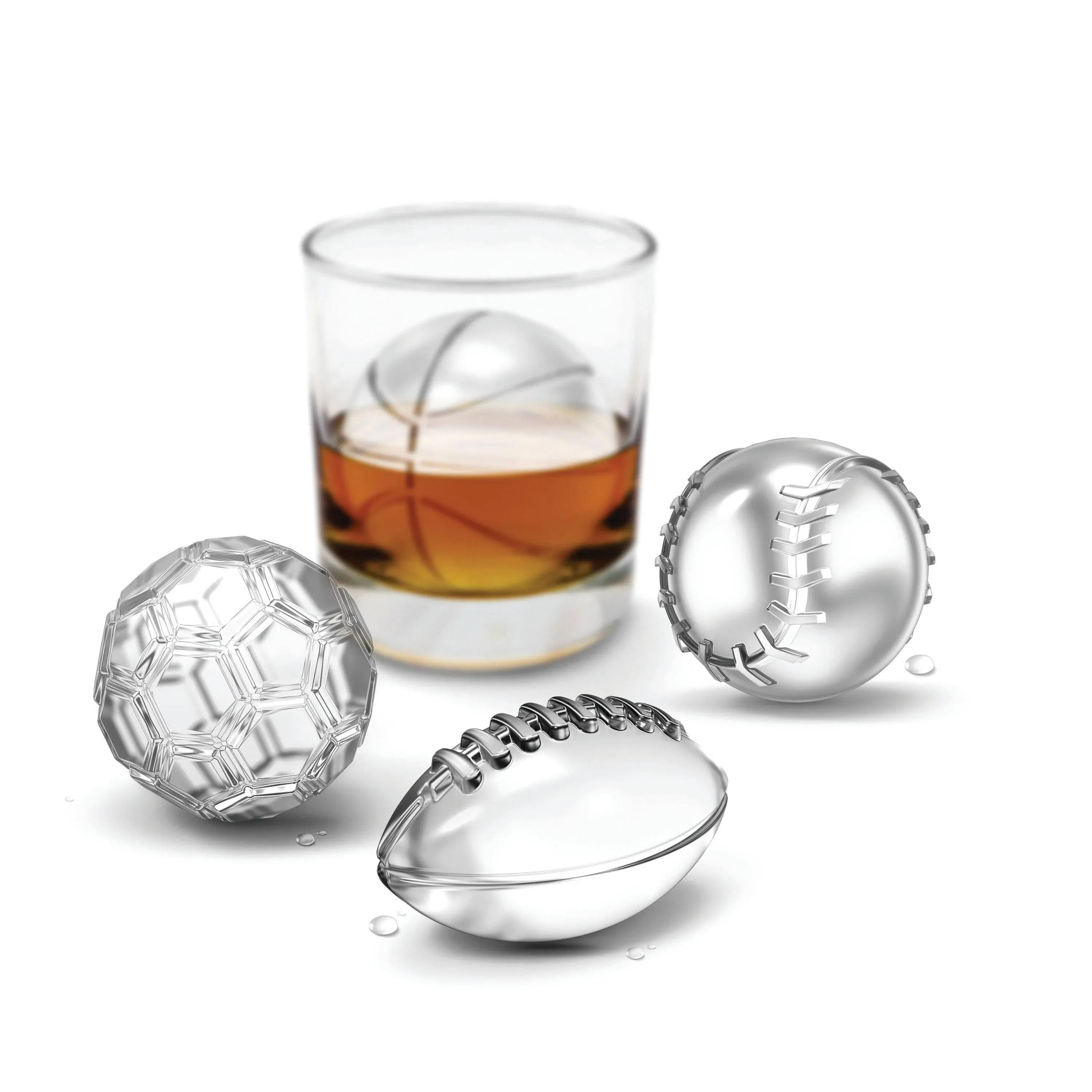 Tovolo Sports Ball Ice Molds Set of 4