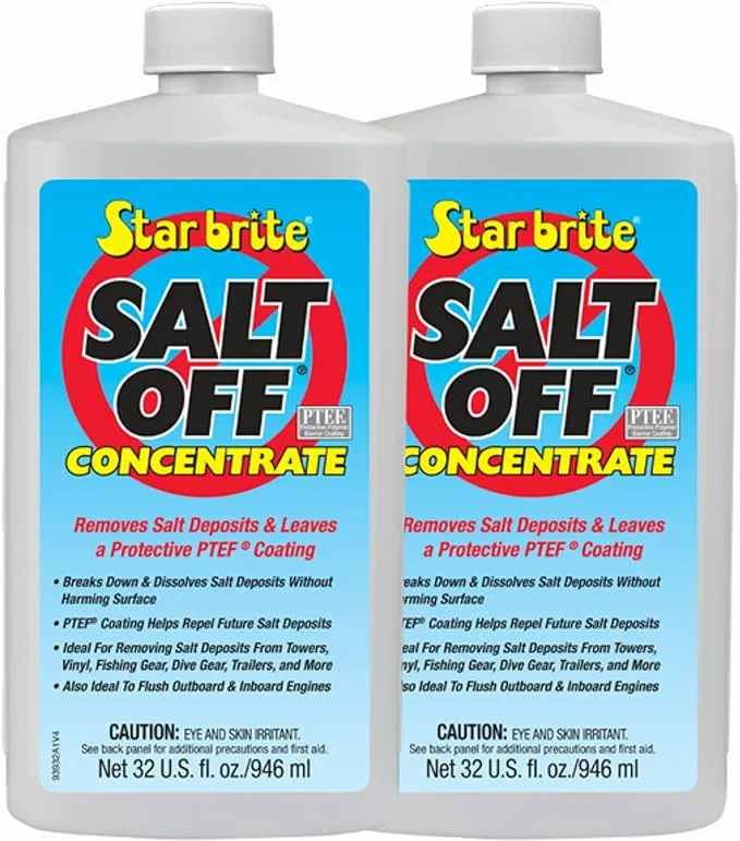 STAR BRITE Salt Off Concentrate - 32 Ounce - Ultimate Salt Remover Wash & Marine Engine Flush for Boats, Vehicles, Trailers, and More (093932)