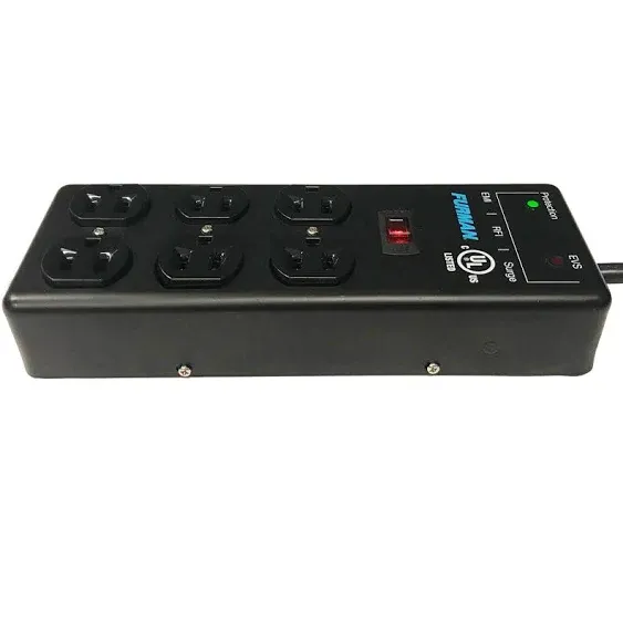 Furman SS-6B-PRO 6-Outlet Pro Heavy-Duty Steel Surge Suppressor Strip | Reverb