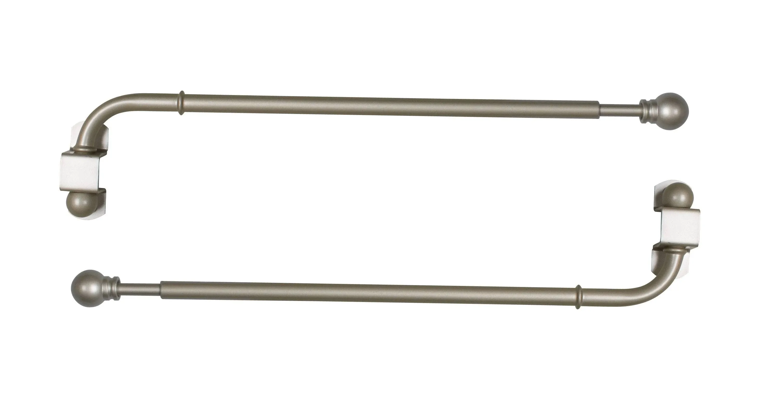 Versailles Home Fashions 2pk Swing Arm Ball Curtain Rod